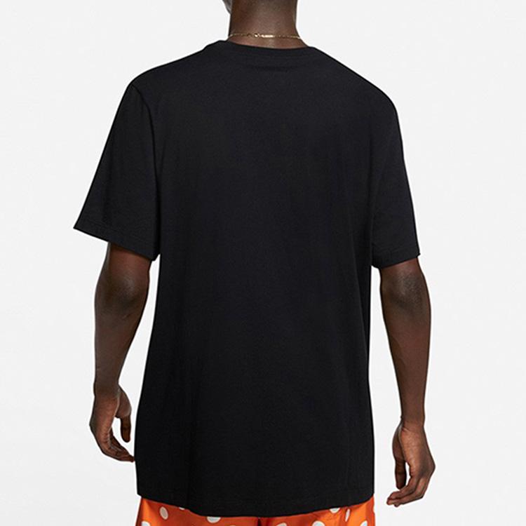 Nike Спортивная одежда Futura Logo Print Short Sleeve T Shirt Men Tops Black CW7072-010
