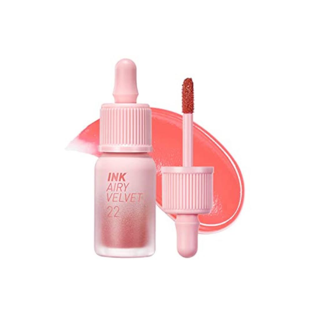 Peripera Ink Airy Velvet No. 022 Center Peach 4g - Long-lasting Liquid Lipstick