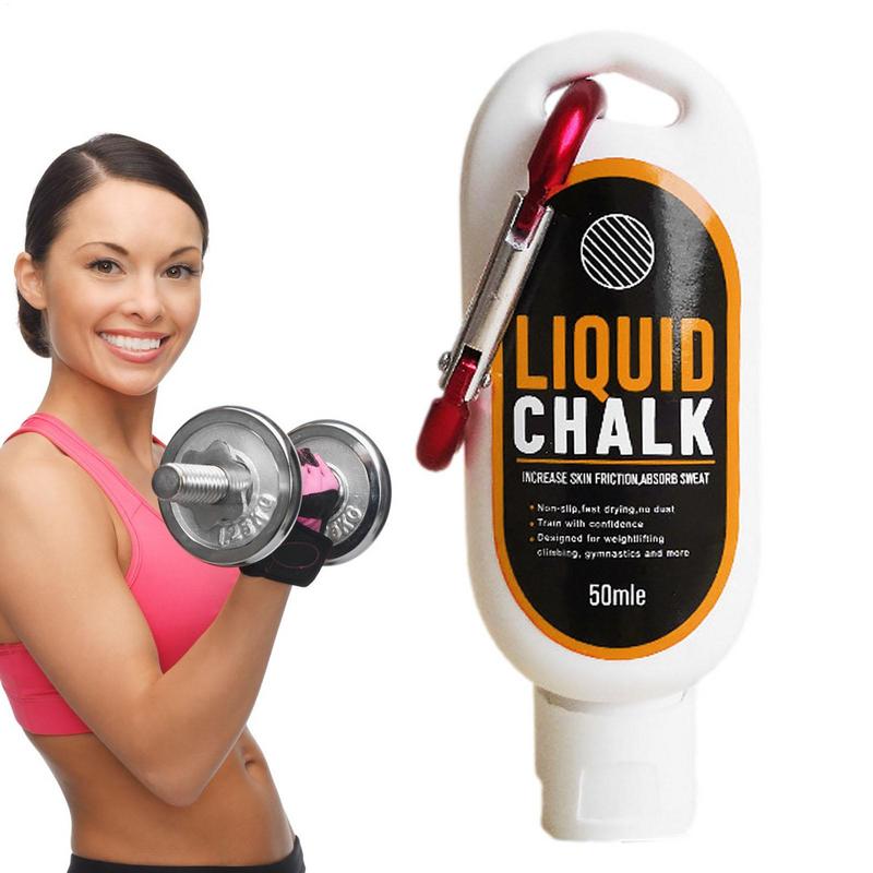 Liquid Chalk for Sports Anti Slip Magnesium Powder Fitness Lifting Grip Cream for Fitness Weight Lifting Climbing Gym Sport
