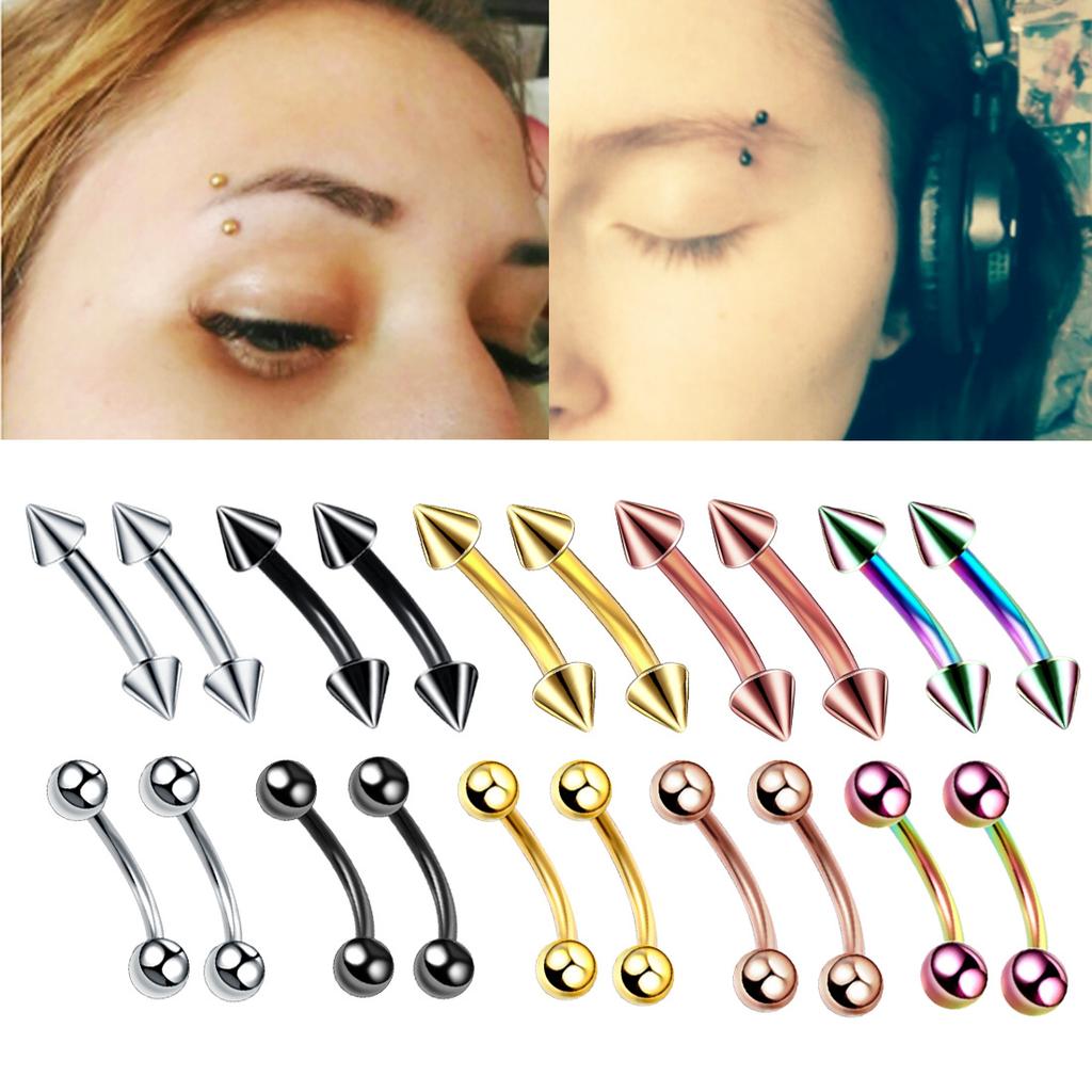 Simplicity Lip Labret Ring Clicker Piercings Tragus Nose Hoop Ear Stud Septum Surgical Steel Cartilage Seamless Body Jewelry Titanium Steel Sexy