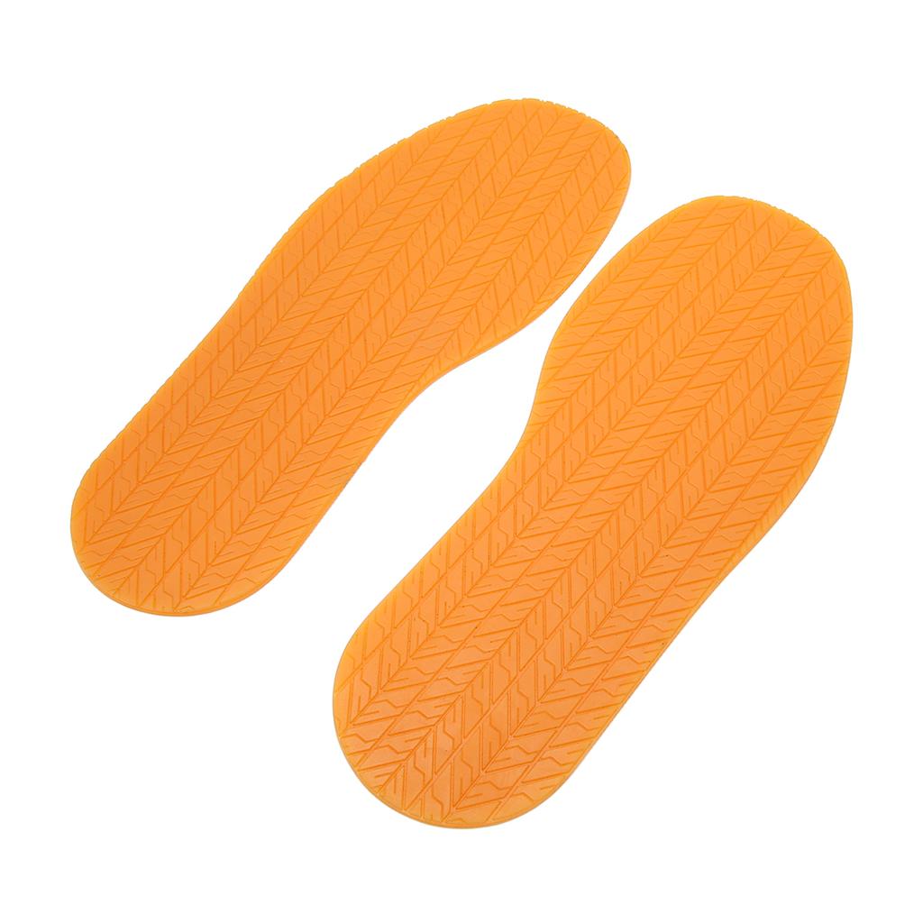 1 пара полных стелек 12,7 дюйма   4,9 дюйма в ширину Противоскользящие Поглощающие шум Резиновая подошва для обуви для ремонта Замены