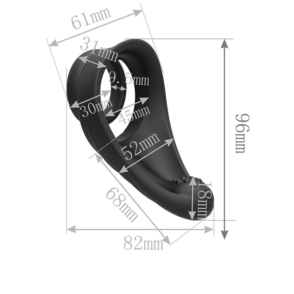 Силиконовое кольцо для пениса, привязка мошонки, кольцо для члена, секс-игрушки для мужчин, массаж простаты, эрекция, двойное кольцо, задержка эякуляции, стопорное кольцо