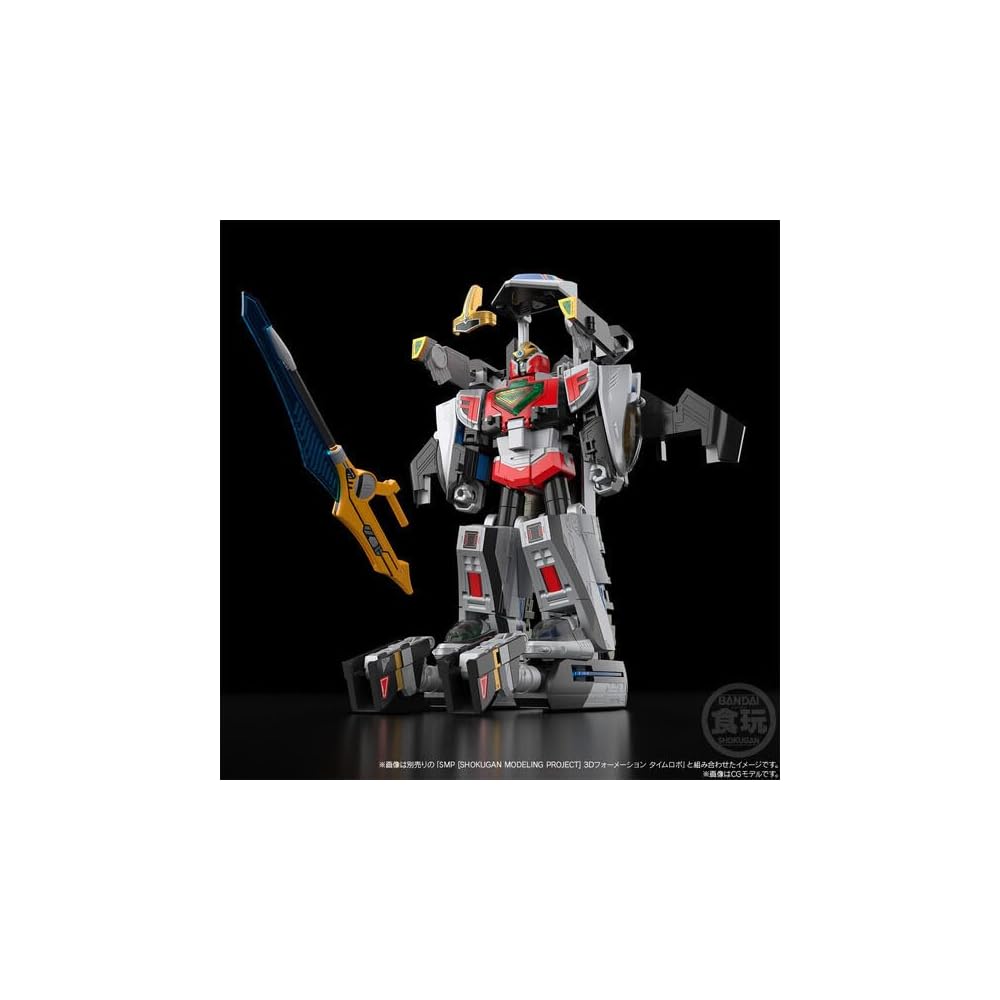 SMP Shokugan Modeling Project Дельта Формация Время Тень Объединение с Фигуркой на шарнирах Time Robo