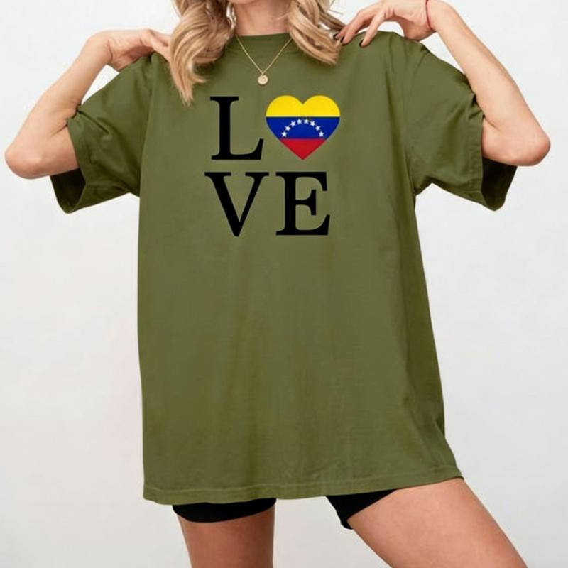 Hasta El Final Tshirt Trendy Venezuela Con Gift for Venezuelan Unisex Shirt Printed Tshirt Tops Crewneck Tops Tee Shirt Short