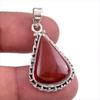 Натуральная красная яшма, драгоценный камень 925 пробы, стерлинговое серебро, ювелирный кулон 1,50 дюйма, n4L45