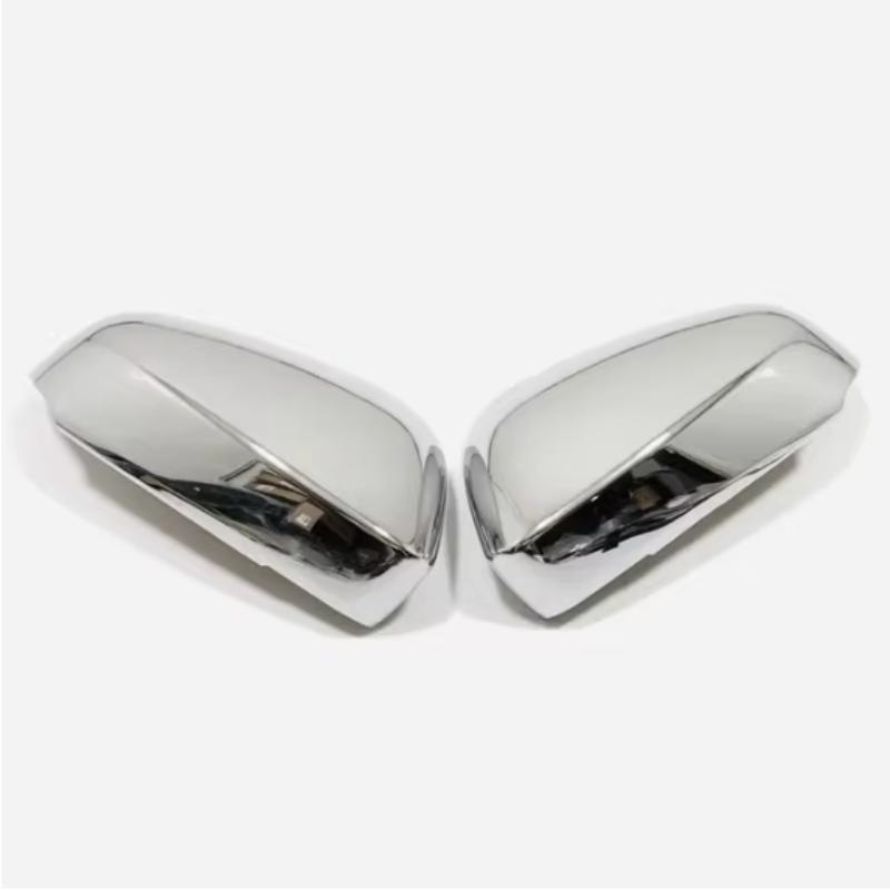 Car Decoration Door Mirror Cover For Toyota Noah Voxy 90 Series Carbon Fiber Chrome Silver Cars Accessories