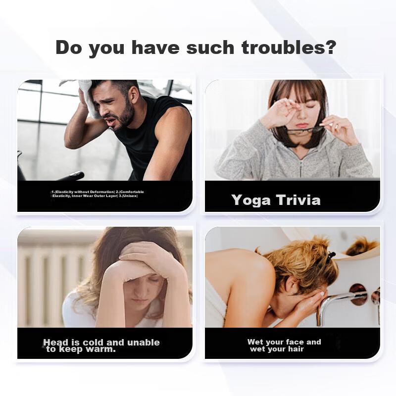 Li-Ning Sports Headband for Men And Women, Sweat-Absorbing Headband for Running, Yoga, Dance, Basketball Hair Tie Headband