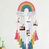 1 Piece of Christmas Cotton Rope Woven Rainbow Wall Decoration, Creative Bedroom Pendant, Homestay Decoration Pendant