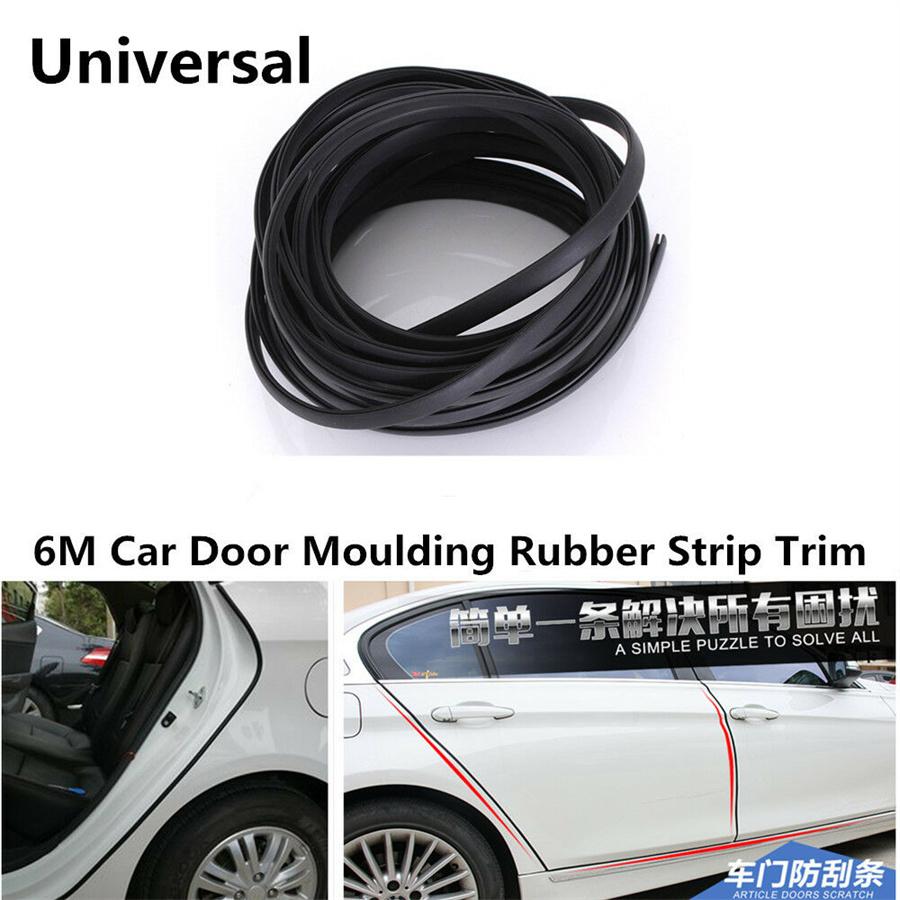 Сделай сам 6 м U-образный молдинг двери автомобиля для бездорожья резиновая полоса отделка защита кромки
