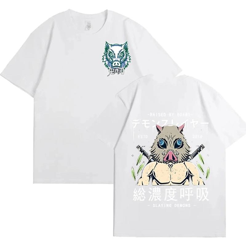 Anime Shirt Summer Fashion Men's T-shirt Funny Shirt Gym Beast Oversized Casual Round Neck Short Sleeve Cotton T-shirt Men's Top