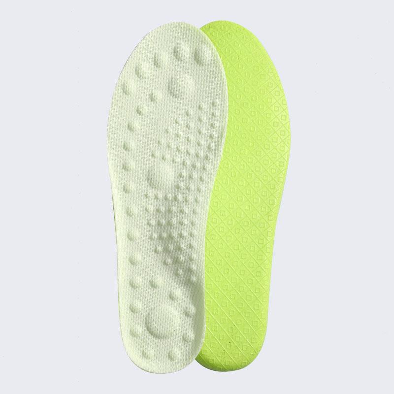 Поглощающие пот стельки для акупрессуры для ног для мужчин и женщин Мягкие дышащие кроссовки Подушечки-вставки Дезодорант Стельки Подушечки для обуви для мужчин и женщин