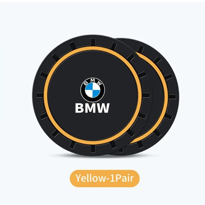 New Car Silicone Coasters Centre Console Water Centre Console Cup Non-Slip Mats Car Accessories For BMW E46 E90 G60 G20 G30