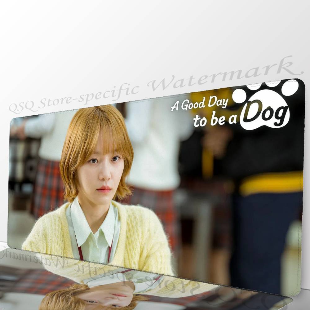 Корейская дорама A Good Day To Be A D-Dog Коврик для мыши Нескользящий Подходит для офисных компьютеров Ноутбуков Игровых столов E-sports Коврики XXL Клавиа