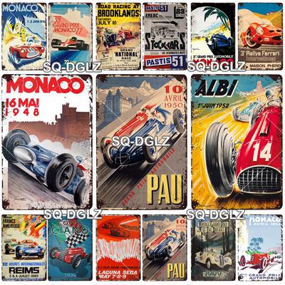 Винтажные металлические вывески Albi, жестяная вывеска, ретро декор для гаража, металлическая табличка, ремонтная мастерская, настенная декоративная железная пластина
