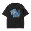 Винтажные футболки Derby Blue Tiger Kpop Demon Hunters для мужчин, с круглым вырезом, из стираного хлопка, с коротким рукавом, одежда