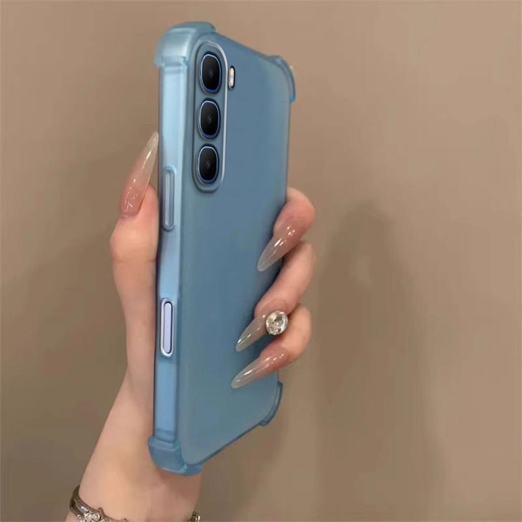 Матовый прозрачный чехол для телефона infinix HOT 60 5G 60i Pro Pro+ 50 4G, матовый полупрозрачный защитный чехол