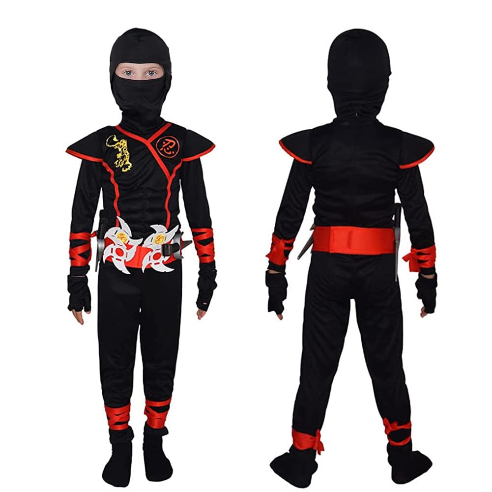 Хэллоуин Ниндзя Станьте ниндзя вашего представления Возраст Ниндзя [SVNVIOZ] Костюм, Дети, Малыши, мечты, Популярный, Стандартный, Вечеринка, Событие, Одежда,