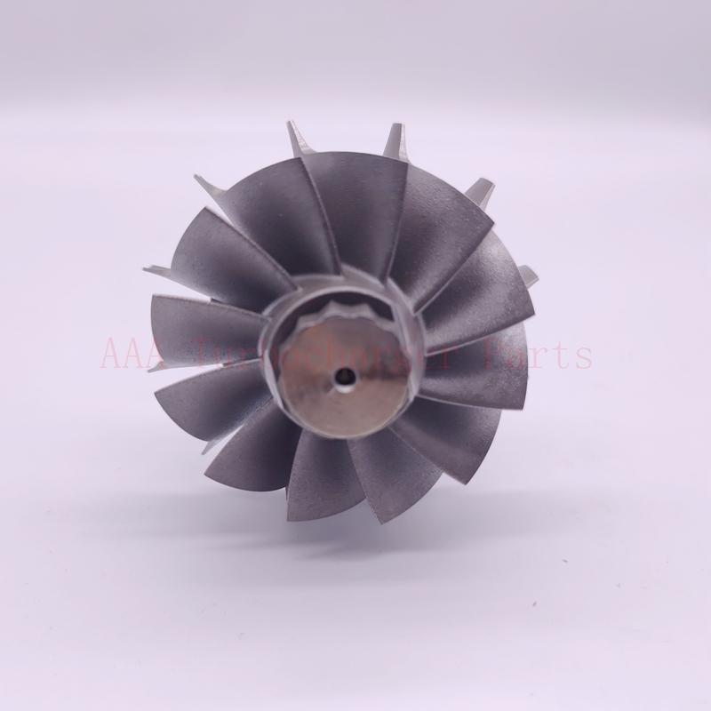HY55V HE551V HE561V Long shaft Turbo Parts Turbine Wheel 72x86mm,12blades,Supplier by AAA Turbocharger Parts
