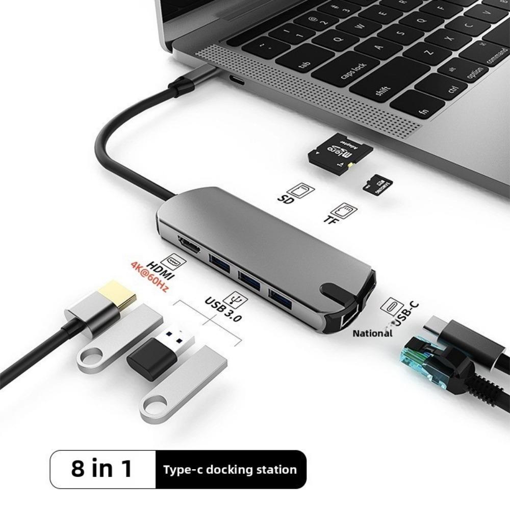 Док-станция типа C с корпусом M2 SSD, USB-концентратор 30, многопортовый адаптер 5 в 1 для ноутбука MacBook