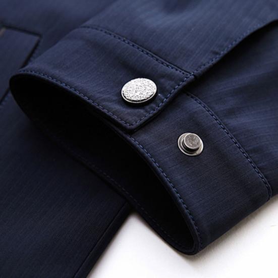 Мужское весенне-осеннее пальто с воротником-стойкой, однотонный кардиган на молнии с длинными рукавами, облегающий деловой костюм с карманами, мужской костюм, куртка