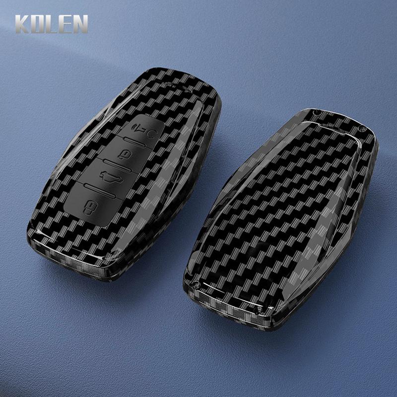 Чехол-брелок из ABS-углеволокна для автомобиля Geely Coolray X6 Geometry C Emgrand Global Kulrey Hawk Gx7 Okavango Shell Аксессуары