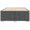 Bed Frame without Mattress Dark Grey 120x200 cm Fabric