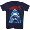 Jaws Halftone Navy Unisex T-shirt