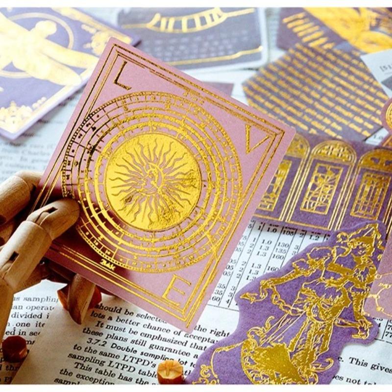 60 шт./упак. Декоративные наклейки для скрапбукинга «Сон в летнюю ночь», Канцтовары для дневника, Альбом, Журнал, Материалы для DIY
