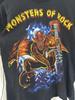 1991 Monsters of Rock Базовая черная унисекс футболка с коротким рукавом WA2423 Унисекс футболка