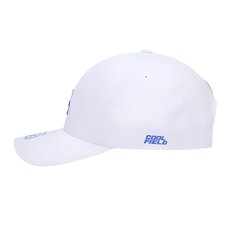 MLB Los Angeles Dodgers Cool Field Moisture-Wicking White Curved Brim Baseball Cap - 3ACP2233N
