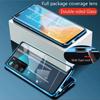 Для Huawei Pura 70 P60 P50 Pro магнитно-адсорбционный двусторонний стеклянный чехол для Honor 90 80 70 Mate 60 50 Pro, защита объектива, металлическая крышка