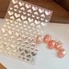 YITU Heart Nail Stickers YT4709: Exquisite, Solid Color, Adhesive-Backed Nail Art