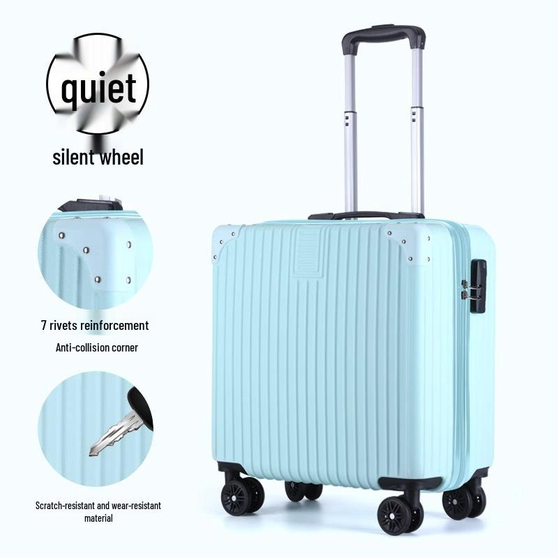 Многофункциональный 18-дюймовый чемодан для ручной клади для девочки с замком TSA и 20-дюймовым отделением для хранения