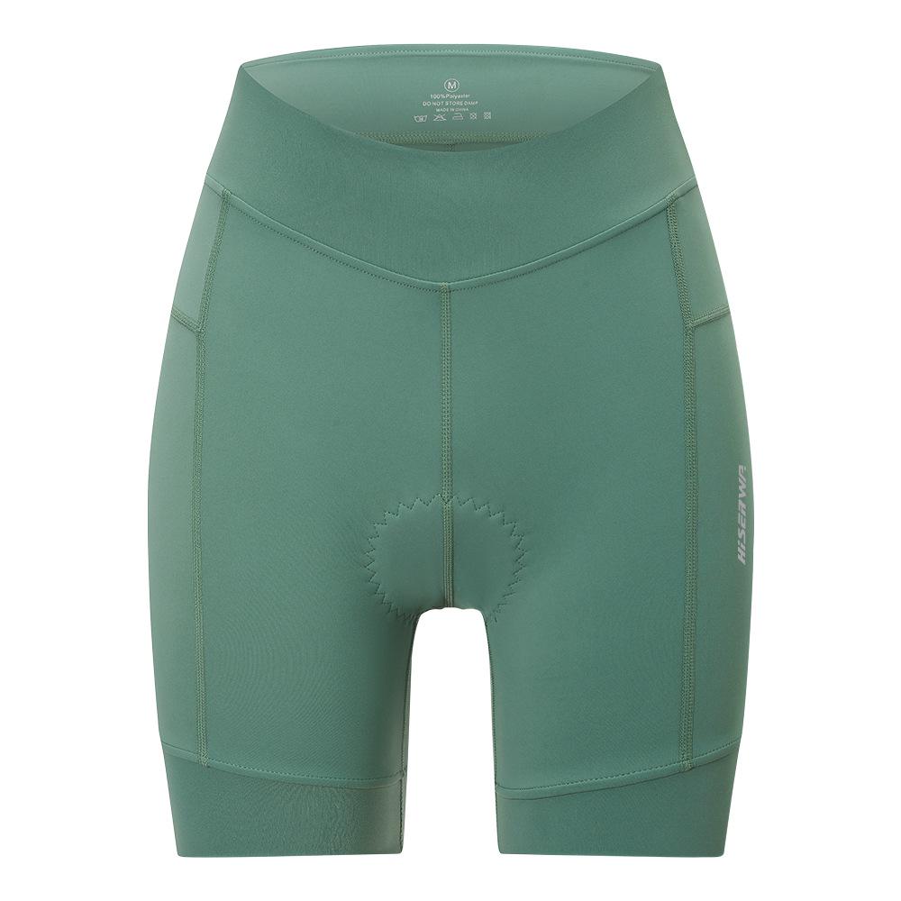 Женские велосипедные шорты Hiserwa для контроля живота с силиконовой подкладкой для подъема бедер