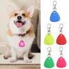 Pet Night Walking Safety Light Pendant Dog Puppy Led Silicone Triangle Glowing Collar Flashing Pendant Outdoor Hiking Backpack Bag Lights
