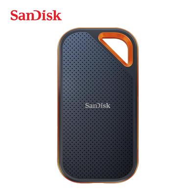 SanDisk 1ТБ/2ТБ Extreme PRO 1ТБ/2ТБ/4ТБ Портативный SSD До 2000 МБ/с USB-C USB 3.2 Gen 2x2 IP65 Водо- и пылезащита Внешний твердотельный накопитель