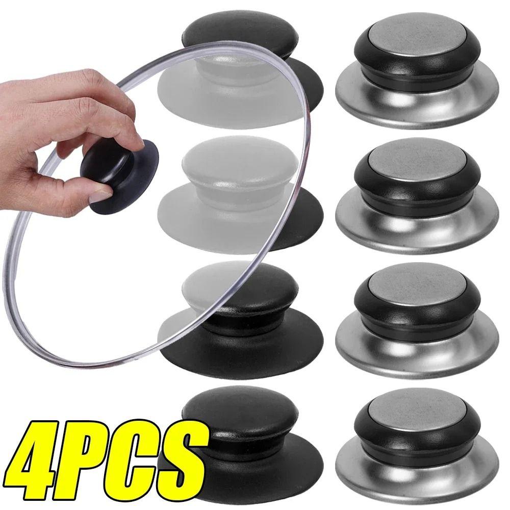 1/2/4Pcs Cookware Handgrip Parts Pan Lid Handle Universal Glass Pan Lid Tops New Pot Lid Knobs