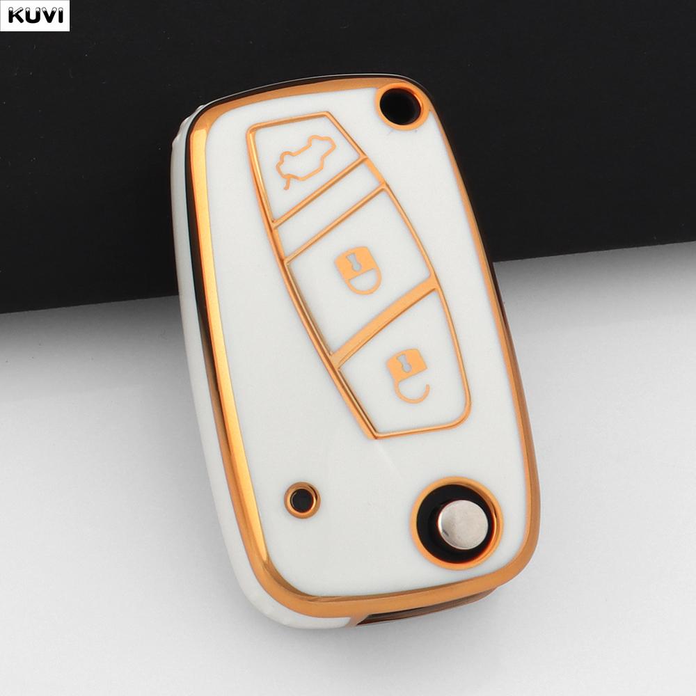 НОВЫЙ Розовый ТПУ Чехол для Ключа Автомобиля Для FIAT 500 Panda Idea Stilo Ducato Punto Bravo Grande Minibus Doblo Защищенный Брелок Аксессуары
