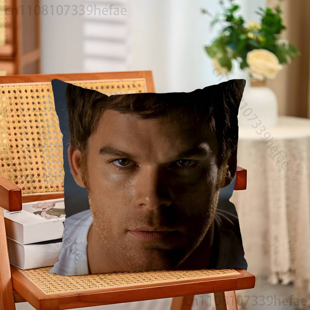 Movie DDexter Morgan Throw Pillow Case For Decoration 30cm 50cm 55cm Square Home Pillowcase Case