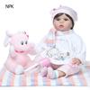 NPK Reborn 55CM Soft Silicone Newborn Baby Dolls Toys Big Lifelike Dolls