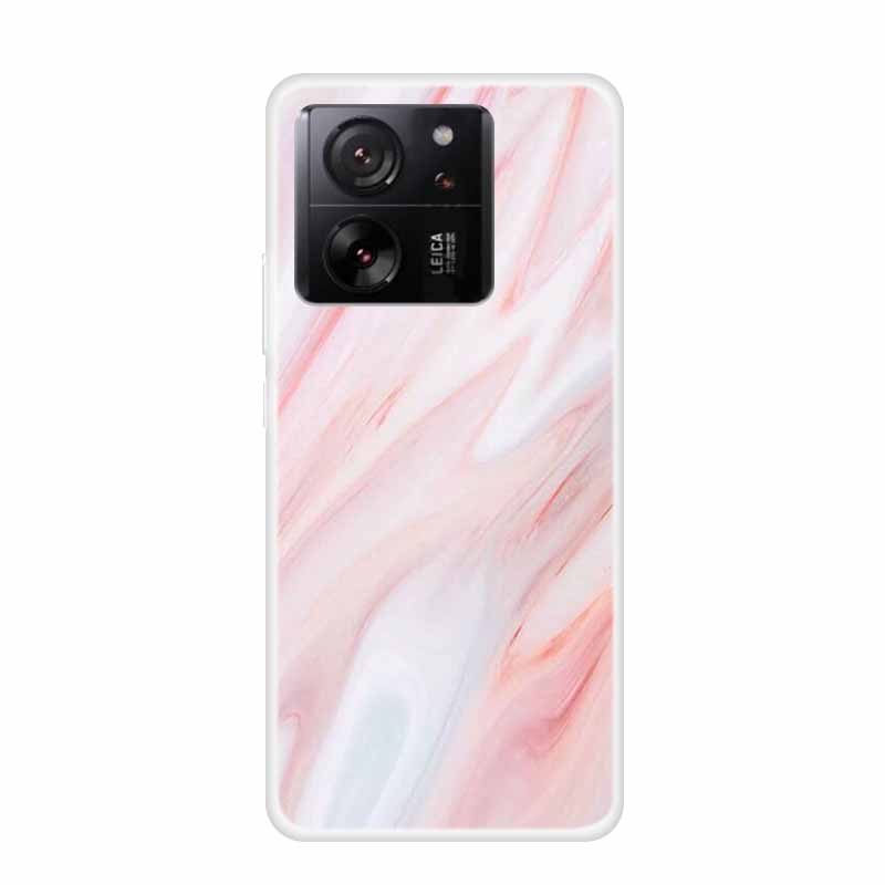 Для Xiaomi 13T 13 T pro Прозрачный силиконовый чехол Для Funda Redmi K60 Ultra Чехол для телефона ТПУ Прозрачные чехлы Мраморный мягкий чехол-оболочка