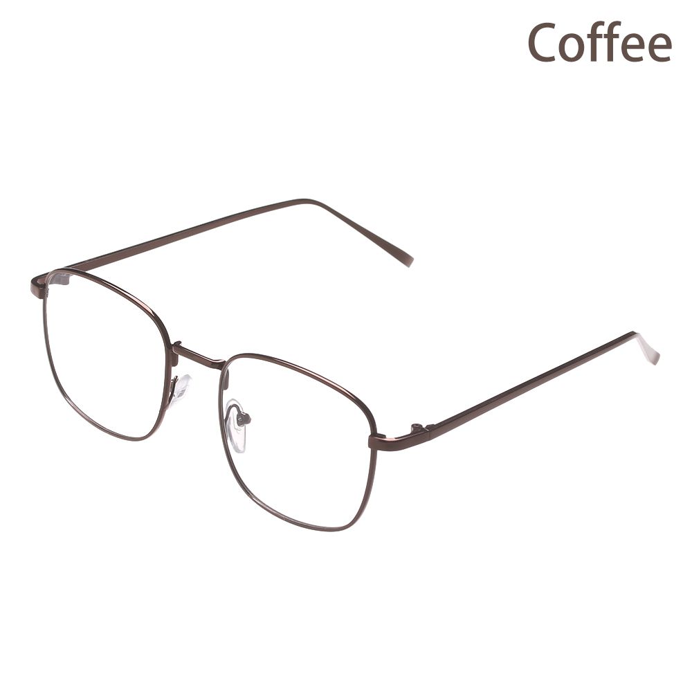 New Fashion Portable Metal Square Glasses Spectacles Optical Glasses Eyeglasses Frame