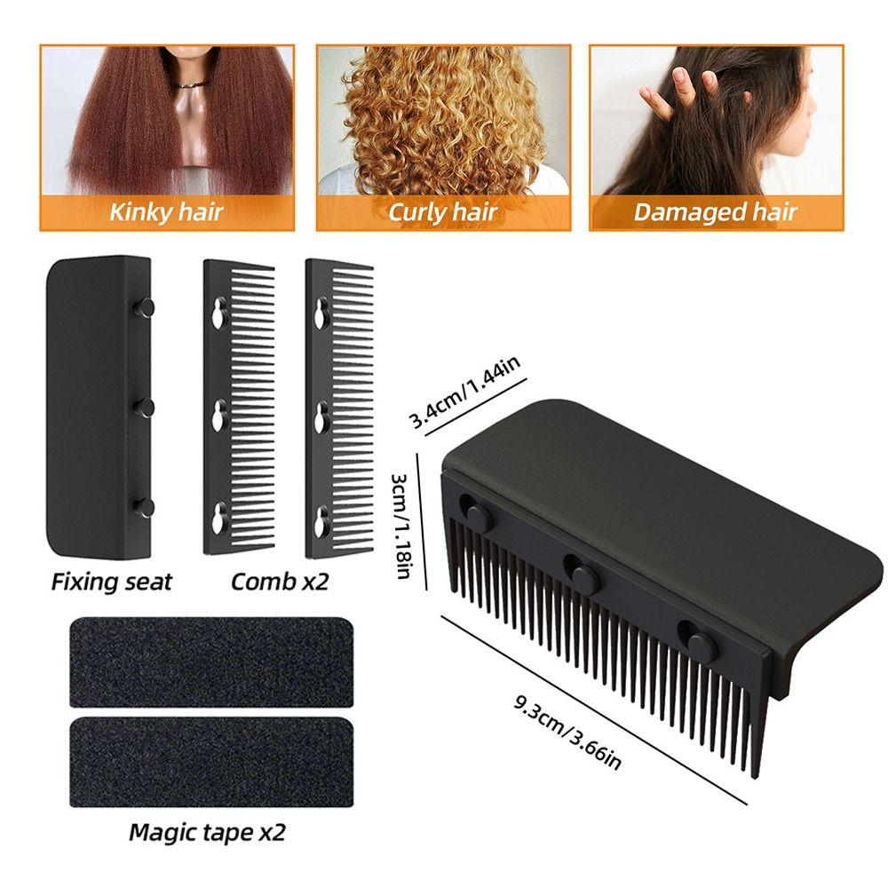 V Type Hair Straightener Comb Hair Straightening Grip Comb Hair Styling Tool Nimble Comb  Barber