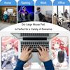 HD Office XXL Пятерняшки Мышиная подставка Коврик для стола Компьютерный Игровой Коврик для мыши Ковер Девушка из аниме Клавиатура Настольный коврик для ПК
