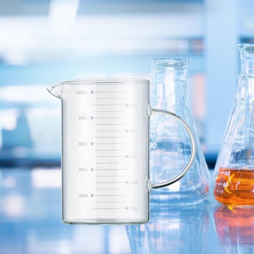 Стеклянный мерный стаканчик с высоким боросиликатным мерным кувшином для ресторана