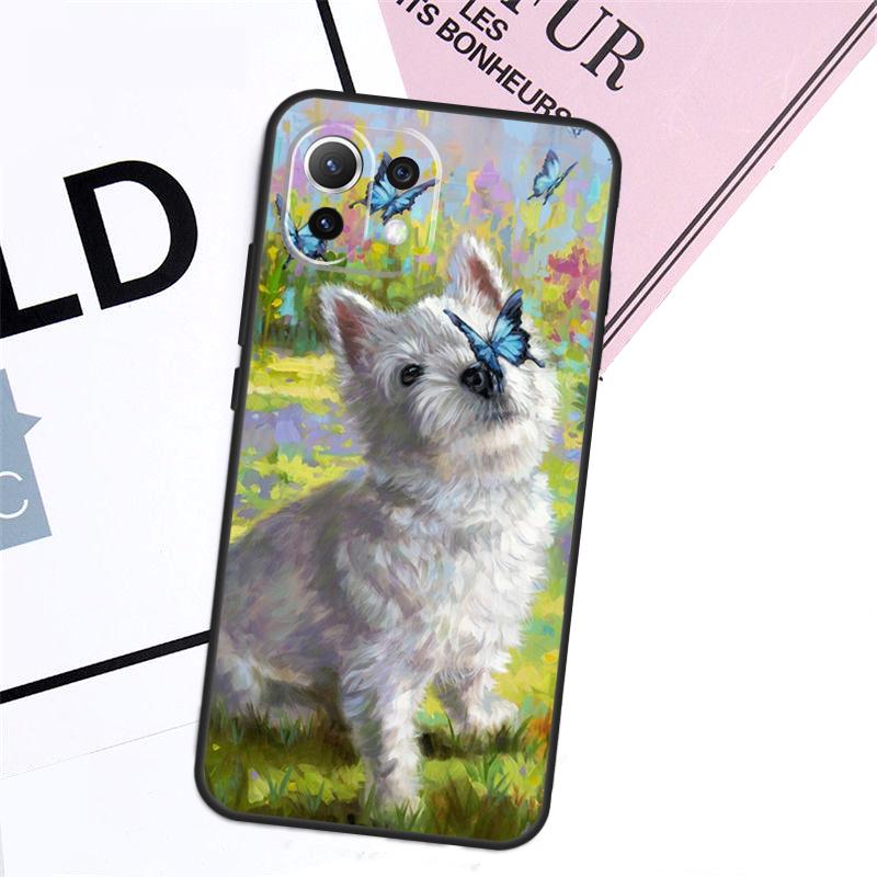 Чехол для телефона Xiaomi 17 Ultra 14 15 13T 14T 15T Pro POCO F8 Ultra X3 X5 X6 F5 F6 F7 X7 Pro с изображением собаки Вест-хайленд-уайт-терьер