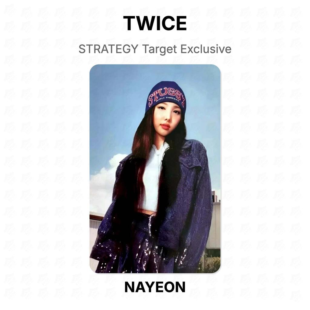 Twice STRATEGY Эксклюзивная официальная фотокарточка Target