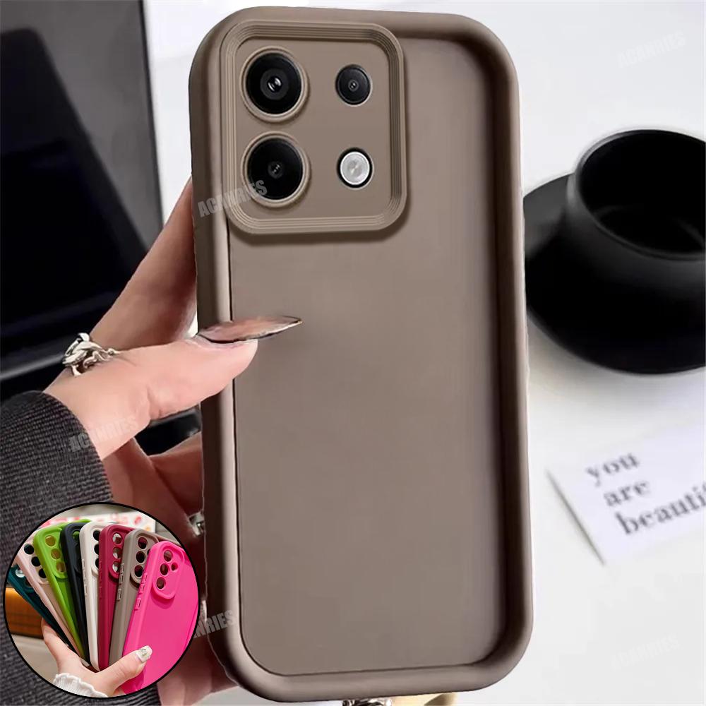 Для Xiaomi Redmi Note 13 Pro Plus 4g 5g Матовый Мягкий Силиконовый Чехол На Note13 13pro Redmi13 Подушка Безопасности Бампер Ударопрочный Задний Чехол