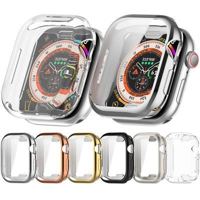 Полный защитный чехол для Apple watch 10 46 мм 42 мм SmartWatch Защитная пленка для экрана для Apple 10 42 мм Аксессуары Рамка Чехол ТПУ