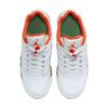 Детские кроссовки Air Jordan 5 Retro Low GS Hurricanes серо-футбольно-серые бриллиантово-оранжевые FQ1293-018
